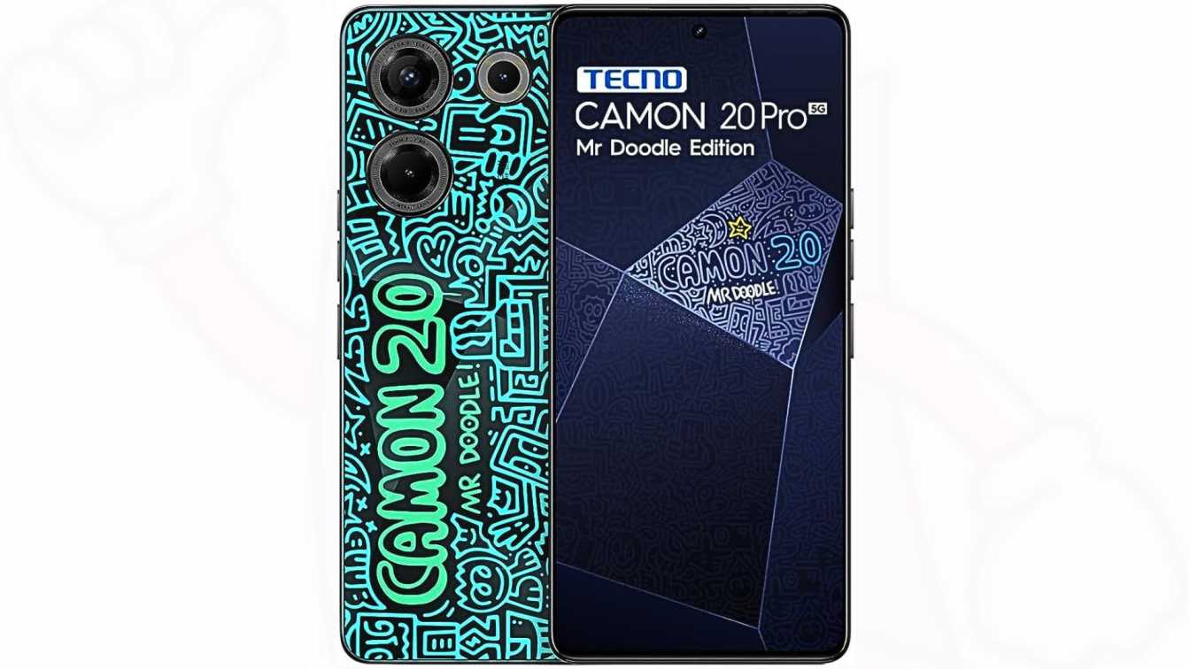 Tecno Camon 20 Pro 5G Mr Doodle Edition